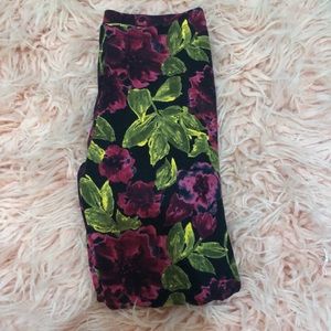 Floral leggings